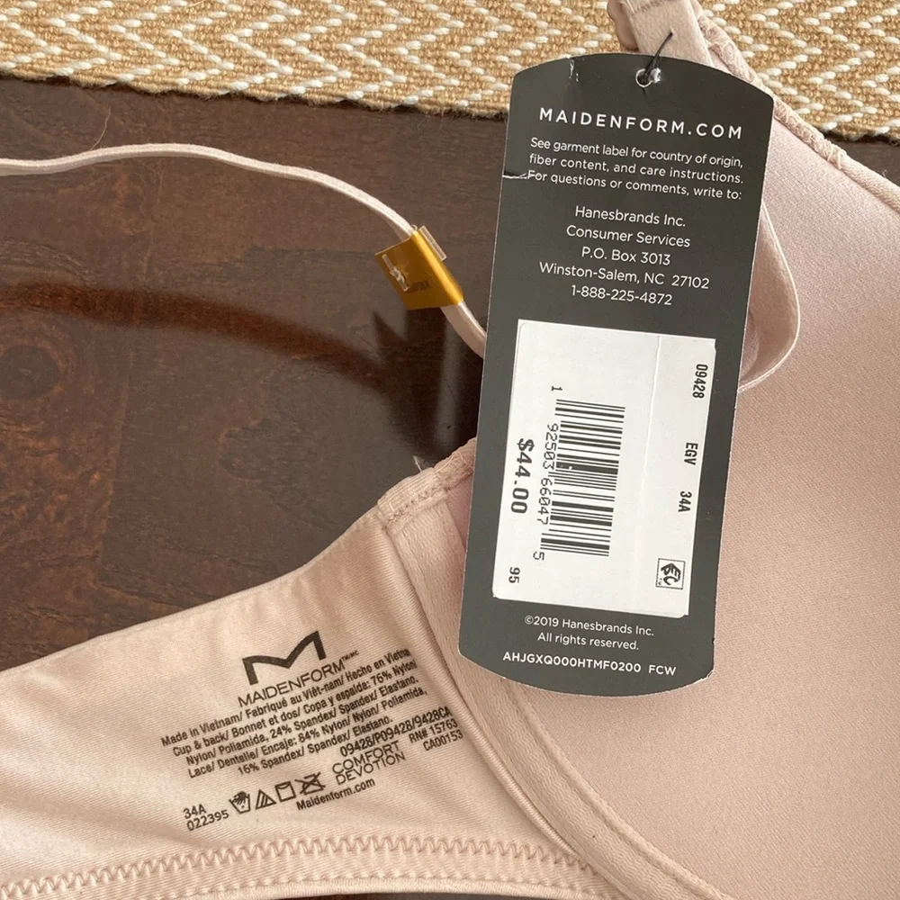 Maidenform Cream Push-Up Bra - Picture 3 of 4